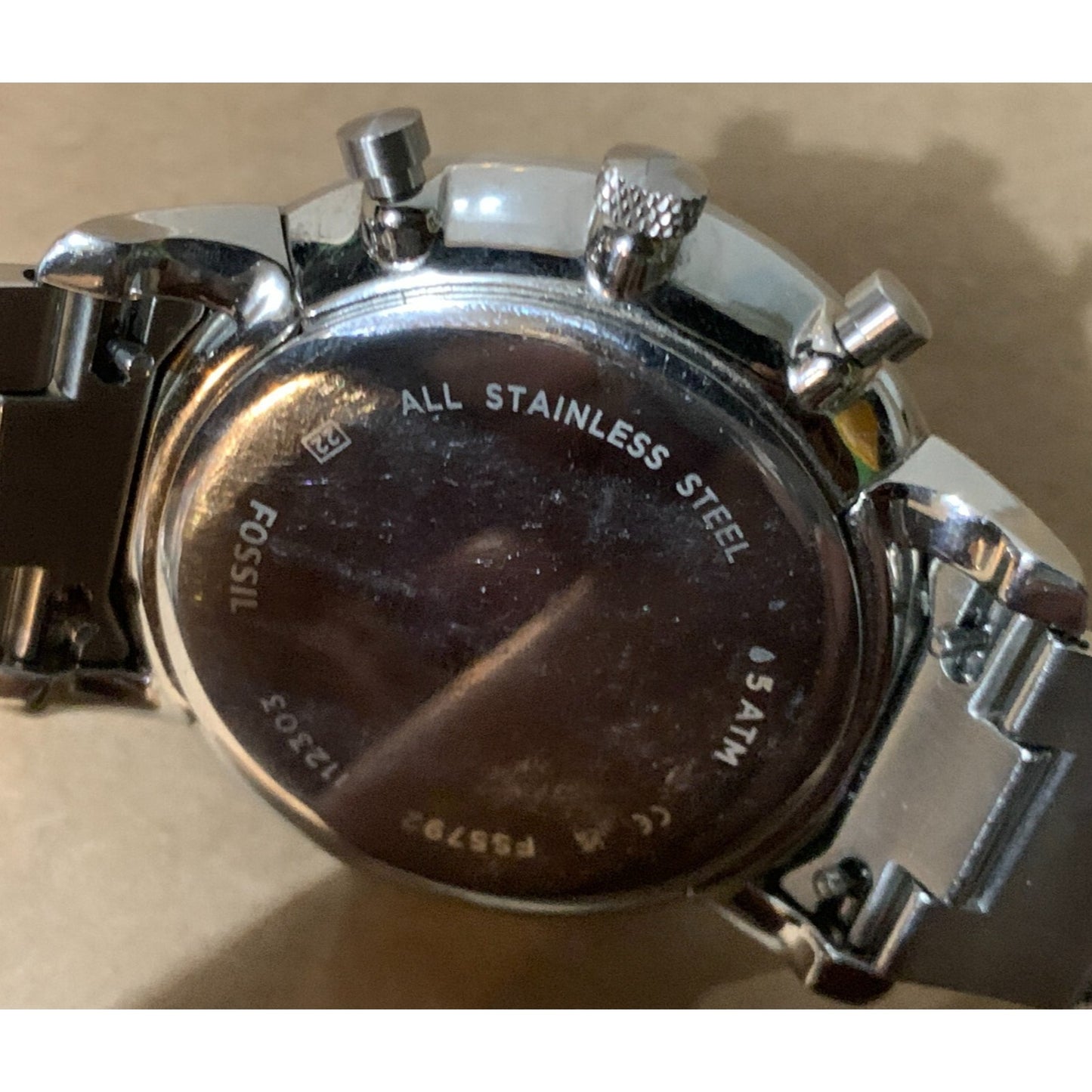 Fossil FS5792 Men's Neutra Chronograph Quartz Blue Dial Watch 44mm