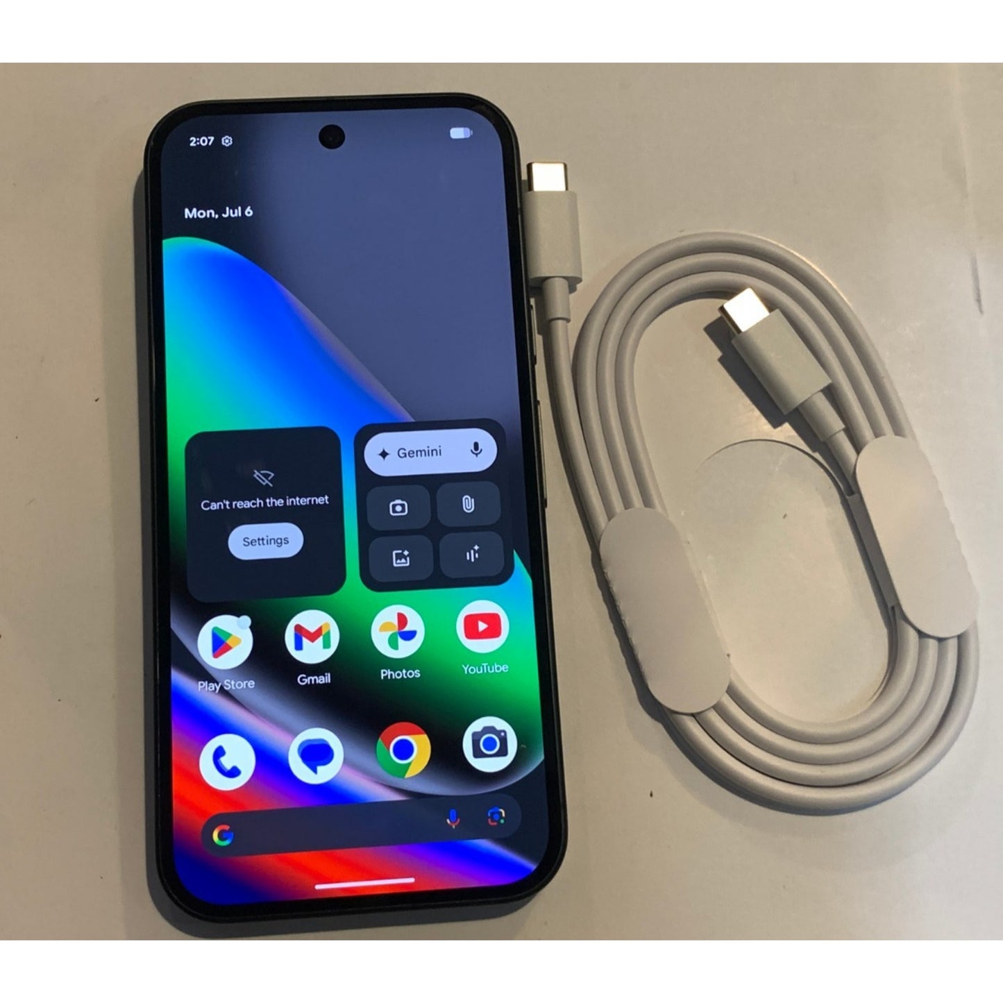 Google Pixel 10 GLBW0 Unlocked 128GB Obsidian