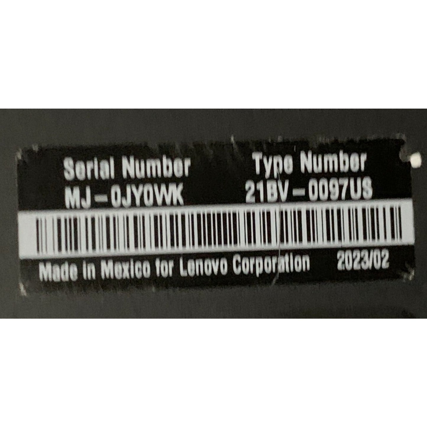 LENOVO T16 GEN 1 I5-1235U 512GB SSD 16GB RAM, Charger, Warranty 4/2026