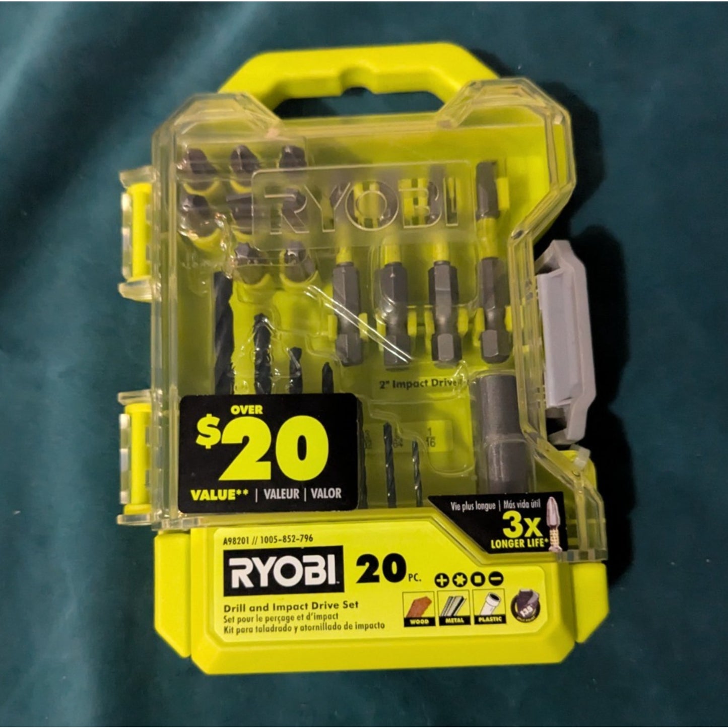 RYOBI 20-Piece Drill and Impact Drive Kit