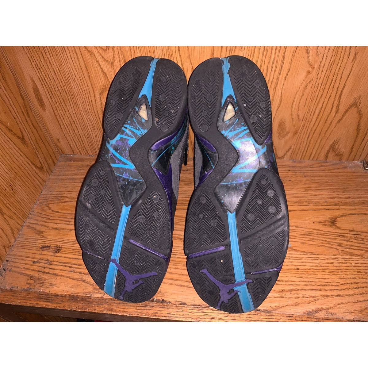 Jordan Air Jordan 8.0 Aqua Black Purple Blue 467807-009 Men's Size 11