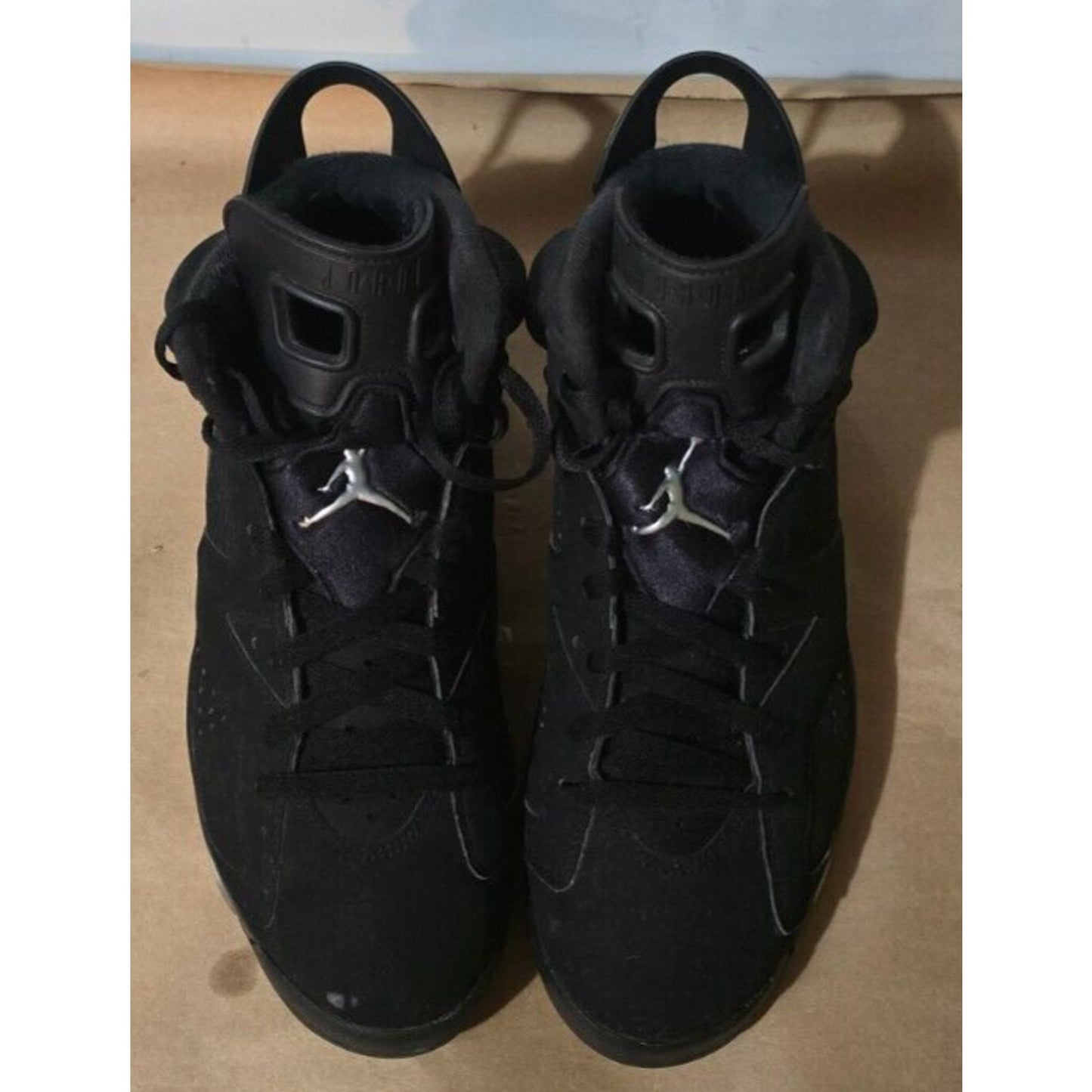 Air Jordan 6 Chrome Retro GS Sneakers Black 2022 DX2835-001 Size 10.5M