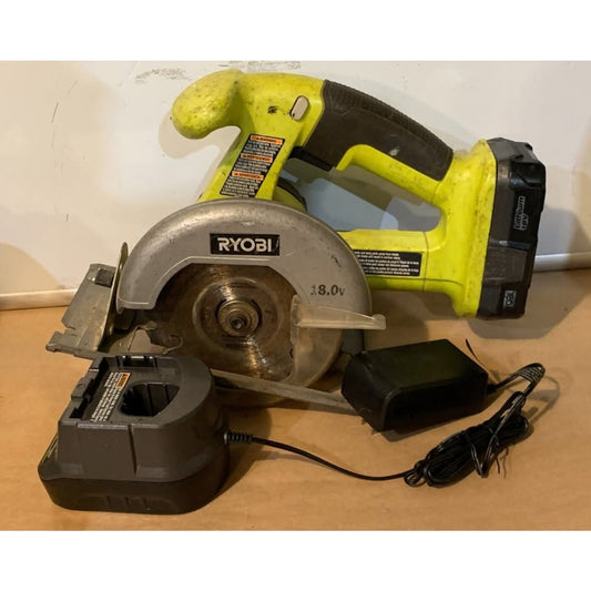 Ryobi (P501G) 18V 5-1/2" Cordless Circular Saw W/ Battery & Charger
