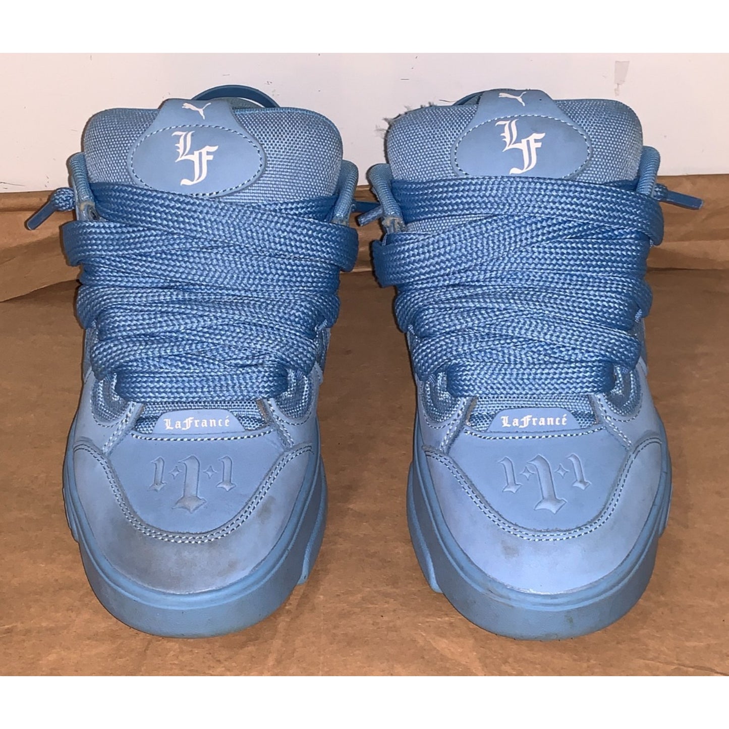 Puma LaMelo Ball LaFrance 1 of 1 Sz 8.5 Blue 310866-01 Athletic Chunky Sneakers