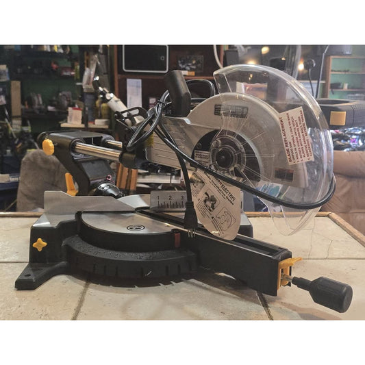 Chicago 10" Sliding Compound Miter Saw Tool w/ Tilting Blade / 61971 /