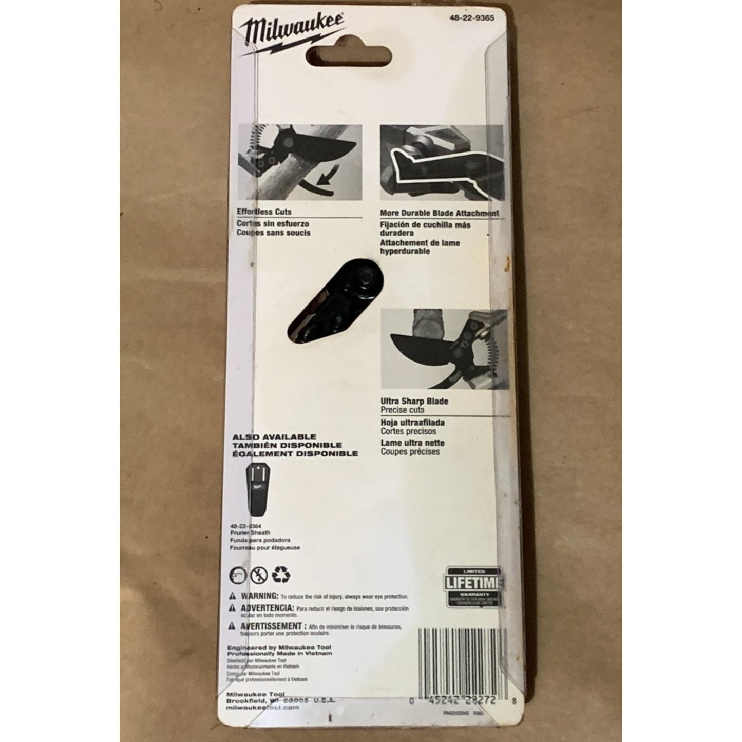 Milwaukee 48-22-9365 1" Pruner 1" Cut Capacity (2728) New