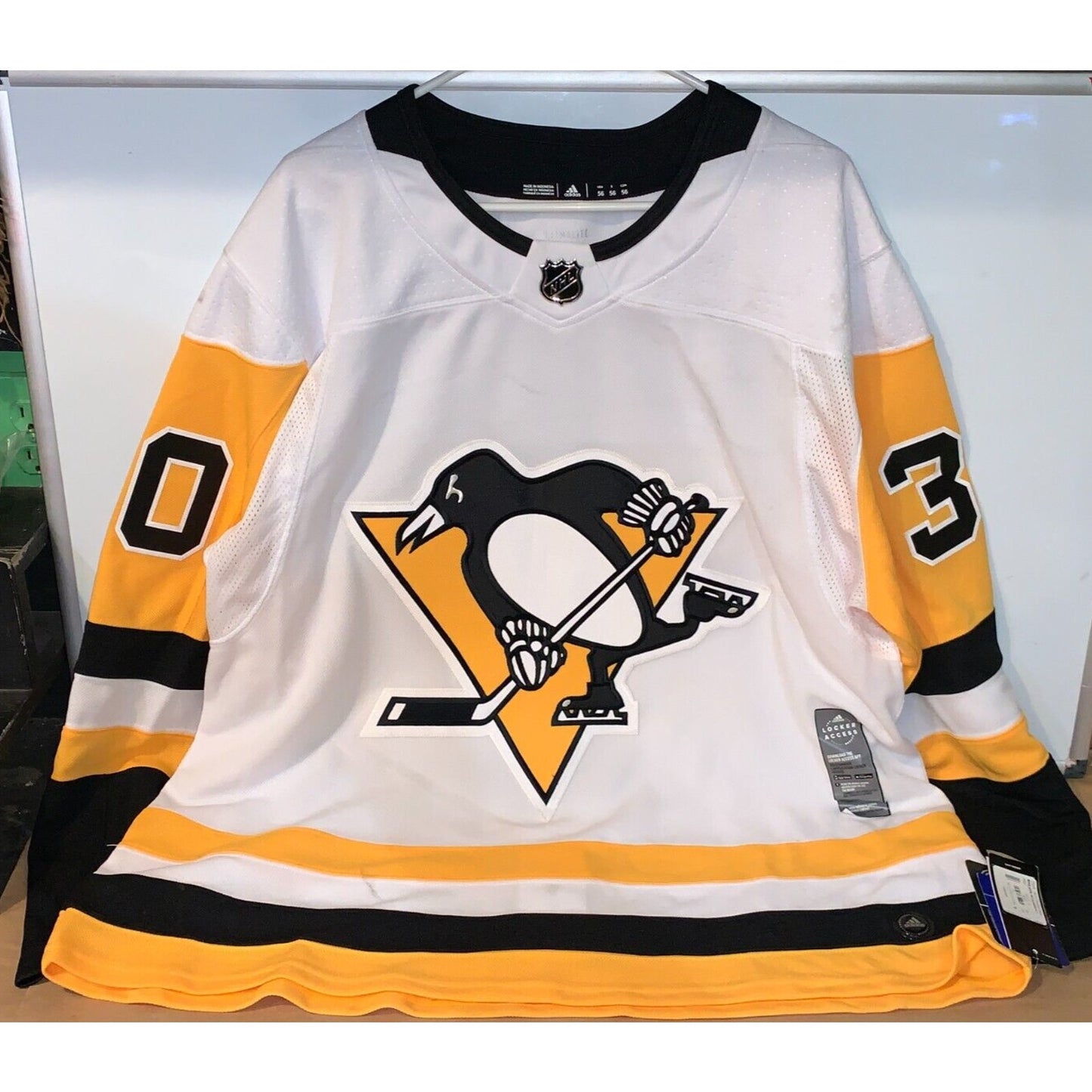 Adidas Pittsburgh Penguins Matt Murray #30 Jersey Size 44 AUTHENTIC