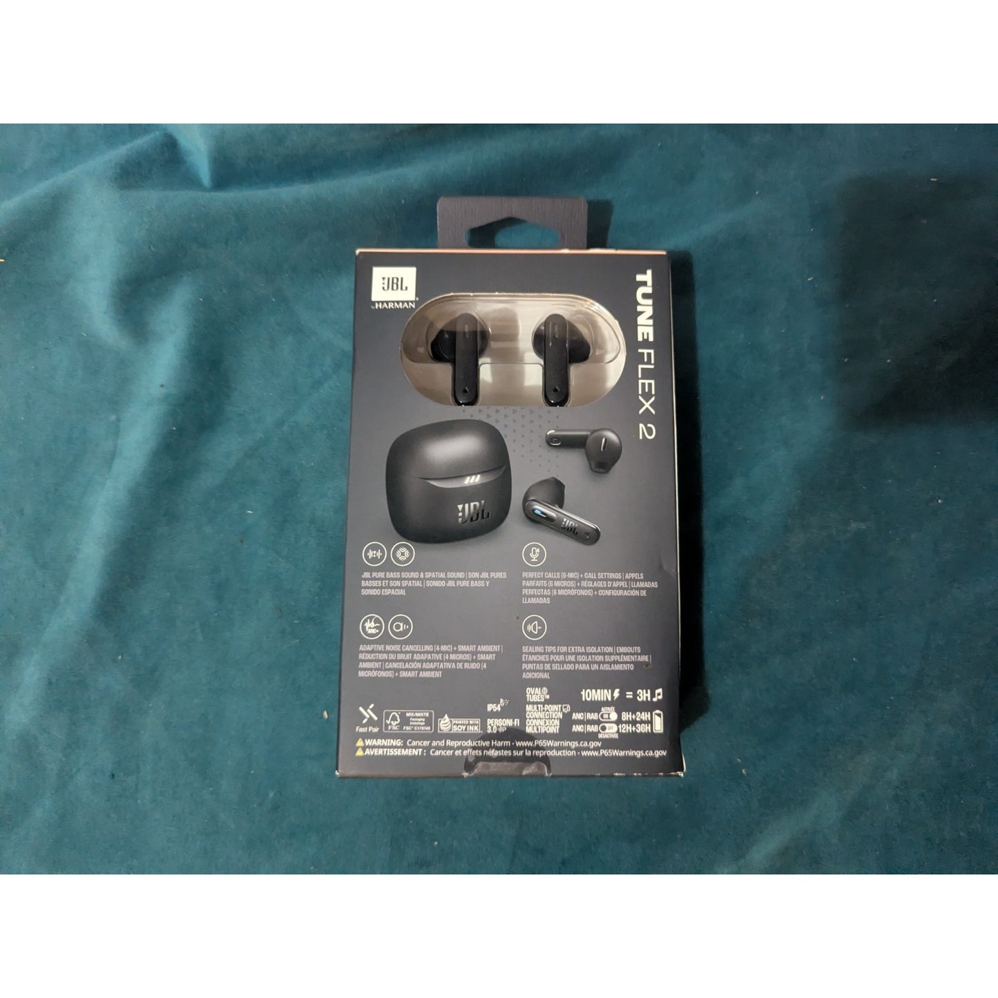 JBL Tune Flex 2 True Wireless Earbuds Black
