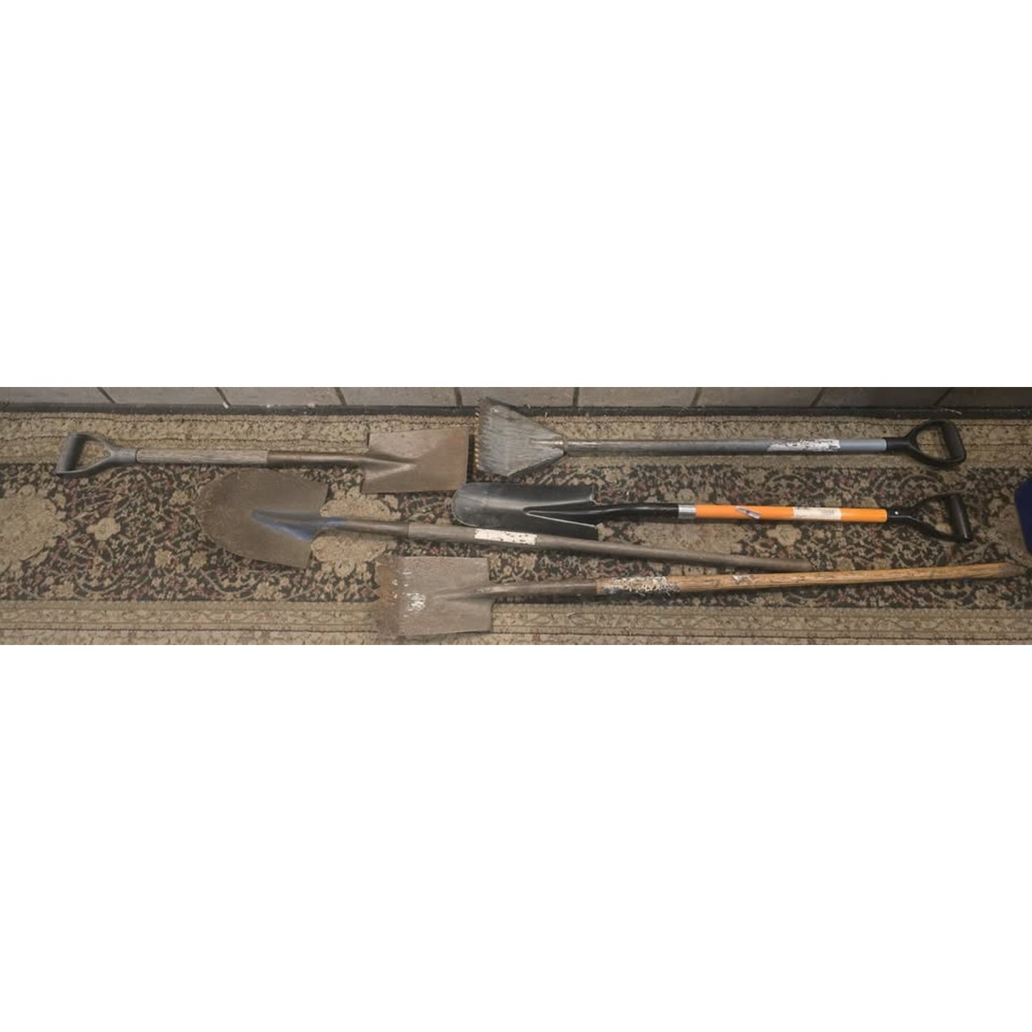 Large Assorted Lot of Hand Tools (Saws / Shovels / Shears / Scrapers / Mop / & More )