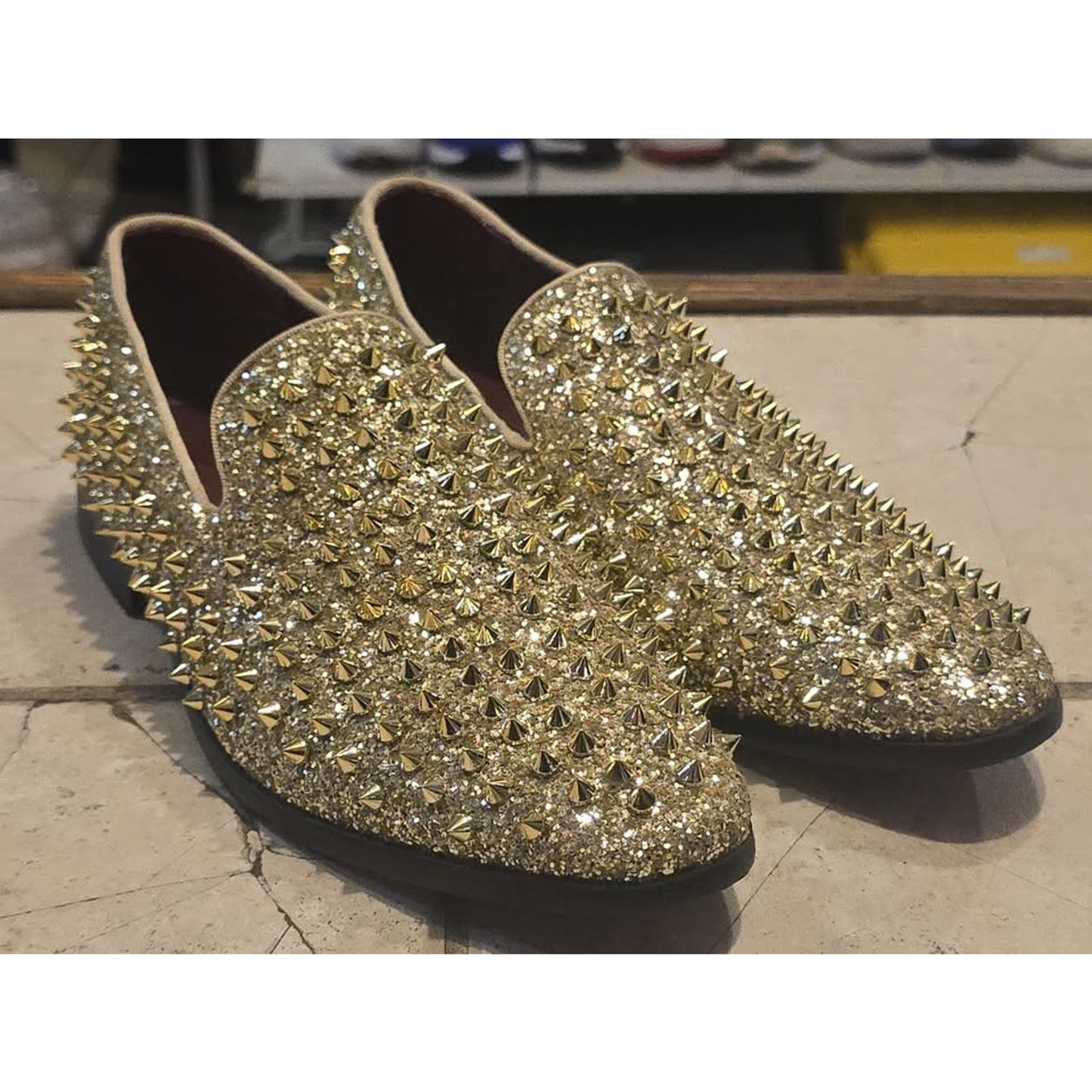Alberto Fellini Sparko Spiked Dress Shoes / 8.5M /