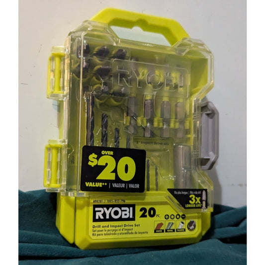 RYOBI 20-Piece Drill and Impact Drive Kit