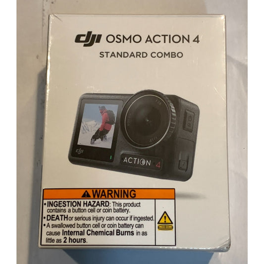 DJI Osmo Action 4 Standard Combo, 4K/120fps Waterproof Action Camera