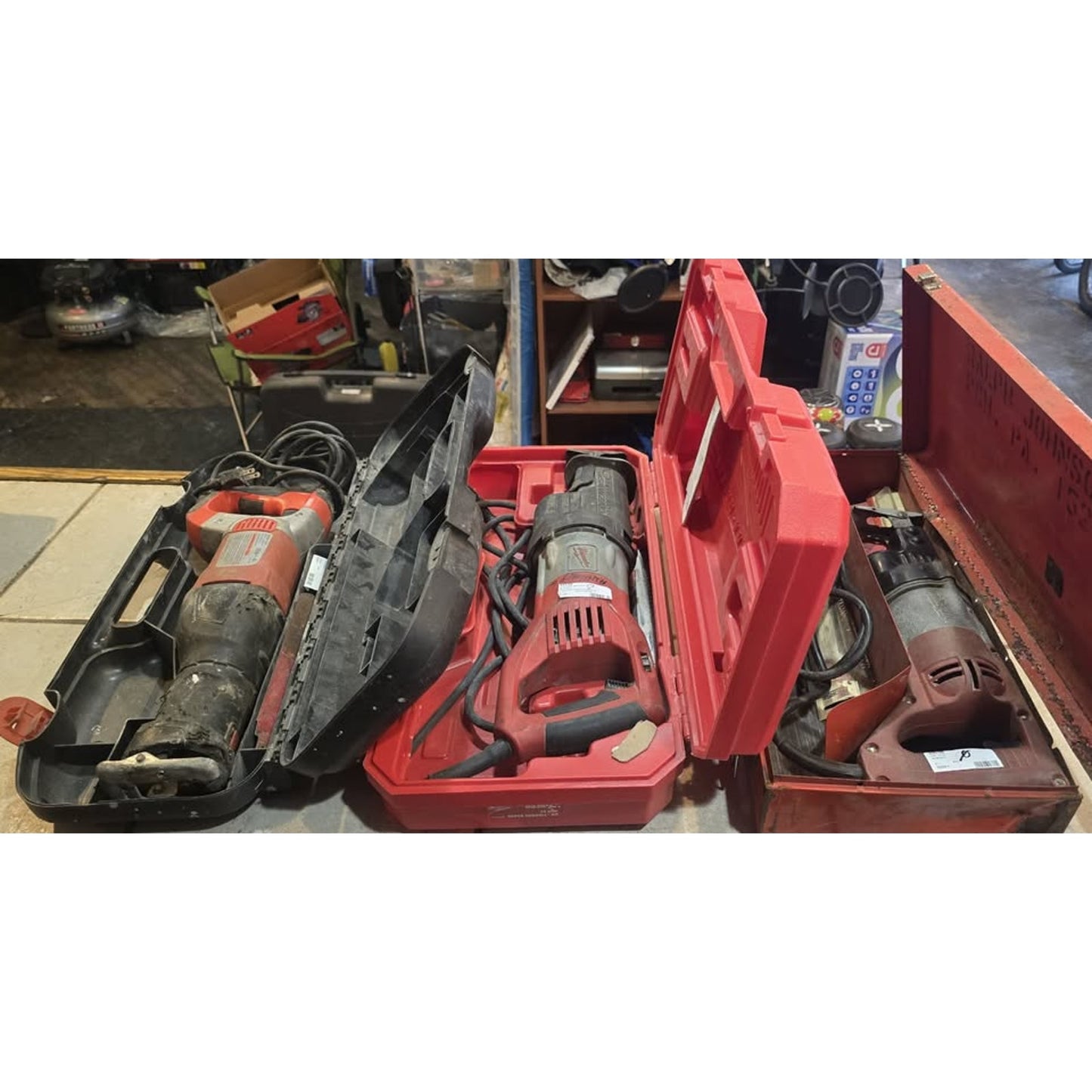 Assorted Corded Heavy Duty Sawzalls ($30 Each)