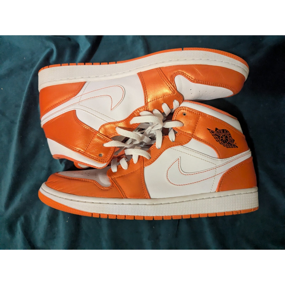 Size 12 - Air Jordan 1 Mid Metallic Orange DM3531-800