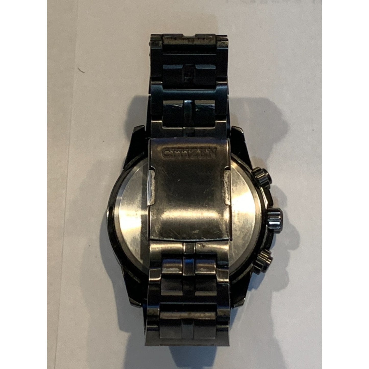 Citizen Eco-Drive E660-S111145 Radio Controlled Gray Blue Quartz Mens Watch