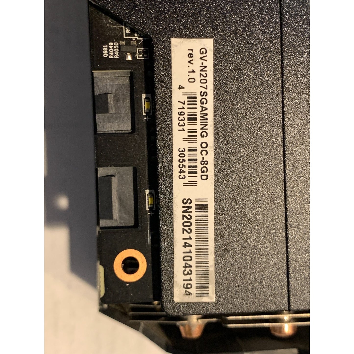 Gigabyte GeForce RTX 2070 GAMING OC Black 8G