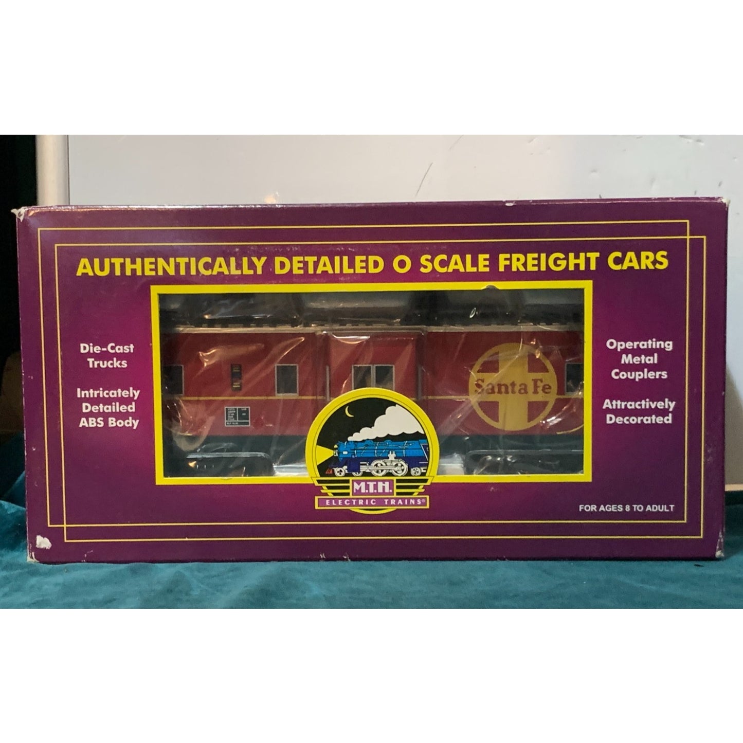 MTH PREMIER #20-91097 SANTA FE (CAR #999138) BAY WINDOW CABOOSE