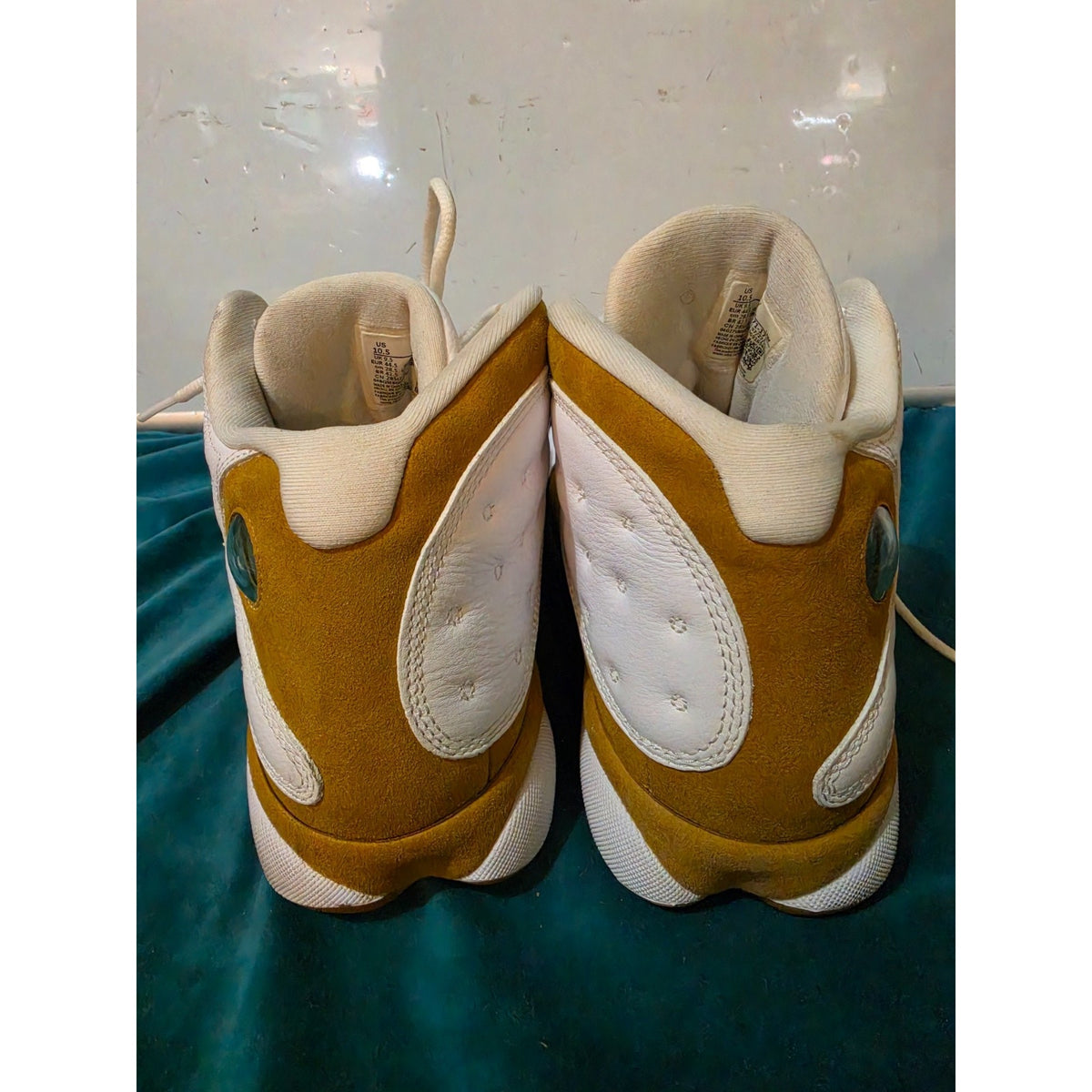 Air Jordan 13 Retro 2023 White/Wheat Leather 414571-171 Men Size 10.5