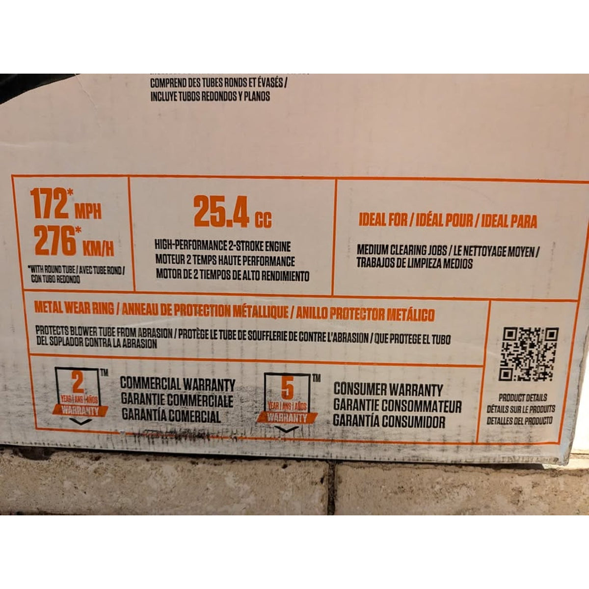 Echo 172 MPH 456 CFM 25.4 cc Gas 2-Stroke X Series Handheld Leaf Blower / PB-2620