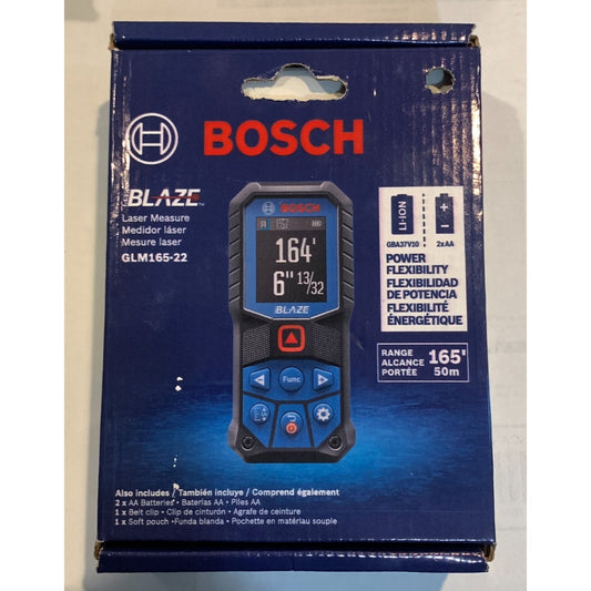 Bosch GLM165-22 BLAZE Laser Measure 165 Ft New