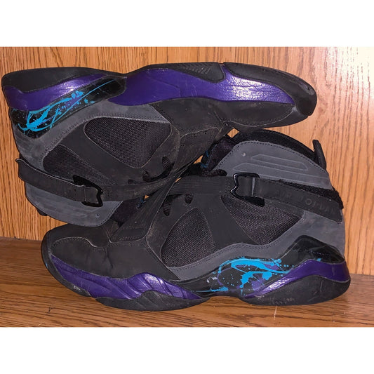Jordan Air Jordan 8.0 Aqua Black Purple Blue 467807-009 Men's Size 11