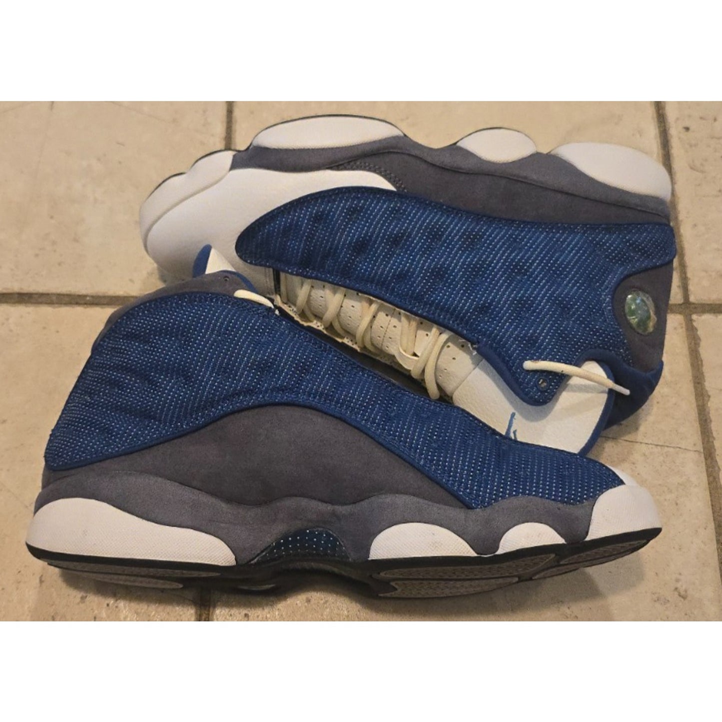 Nike Air Jordan XIII 13 Retro Flint Navy Blue Grey 414571-401 / 13M /