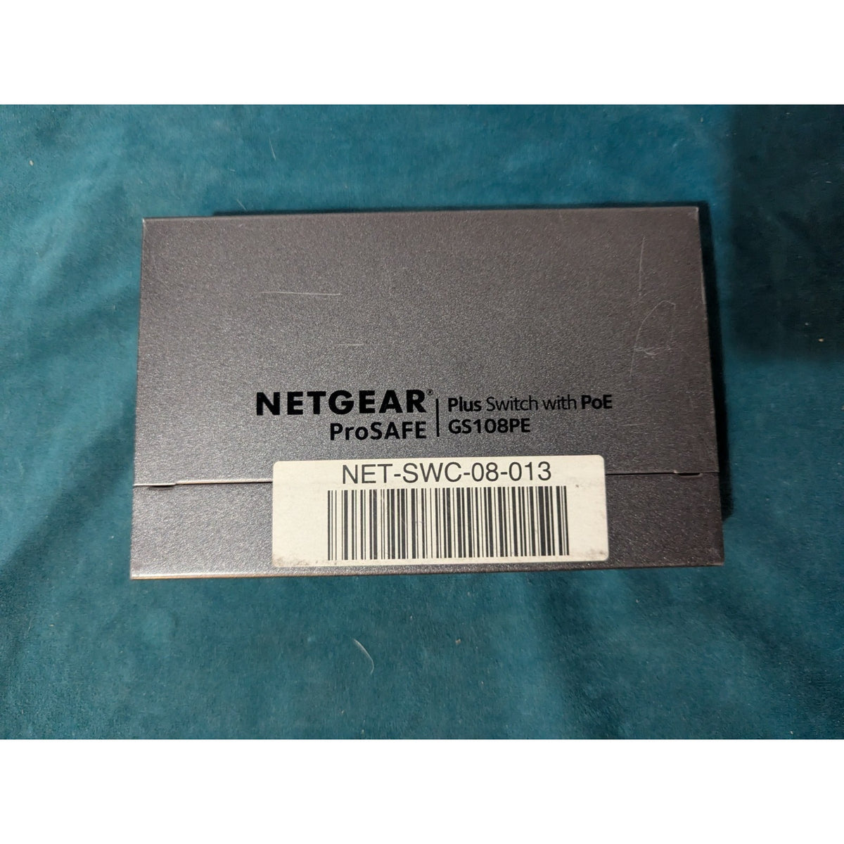 NETGEAR ProSAFE GS108PE 8-port Gigabit Plus Switch With PoE Capability w/ Cable