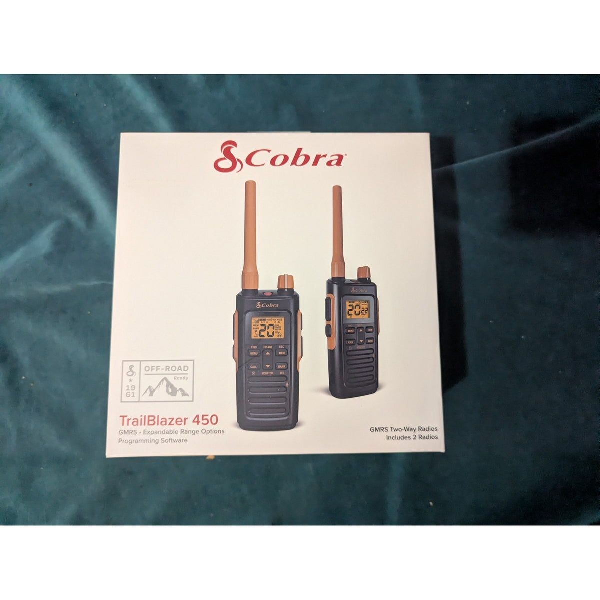 Cobra Trailblazer 450 GMRS Two-Way Radio 0190005-1 2-Pack