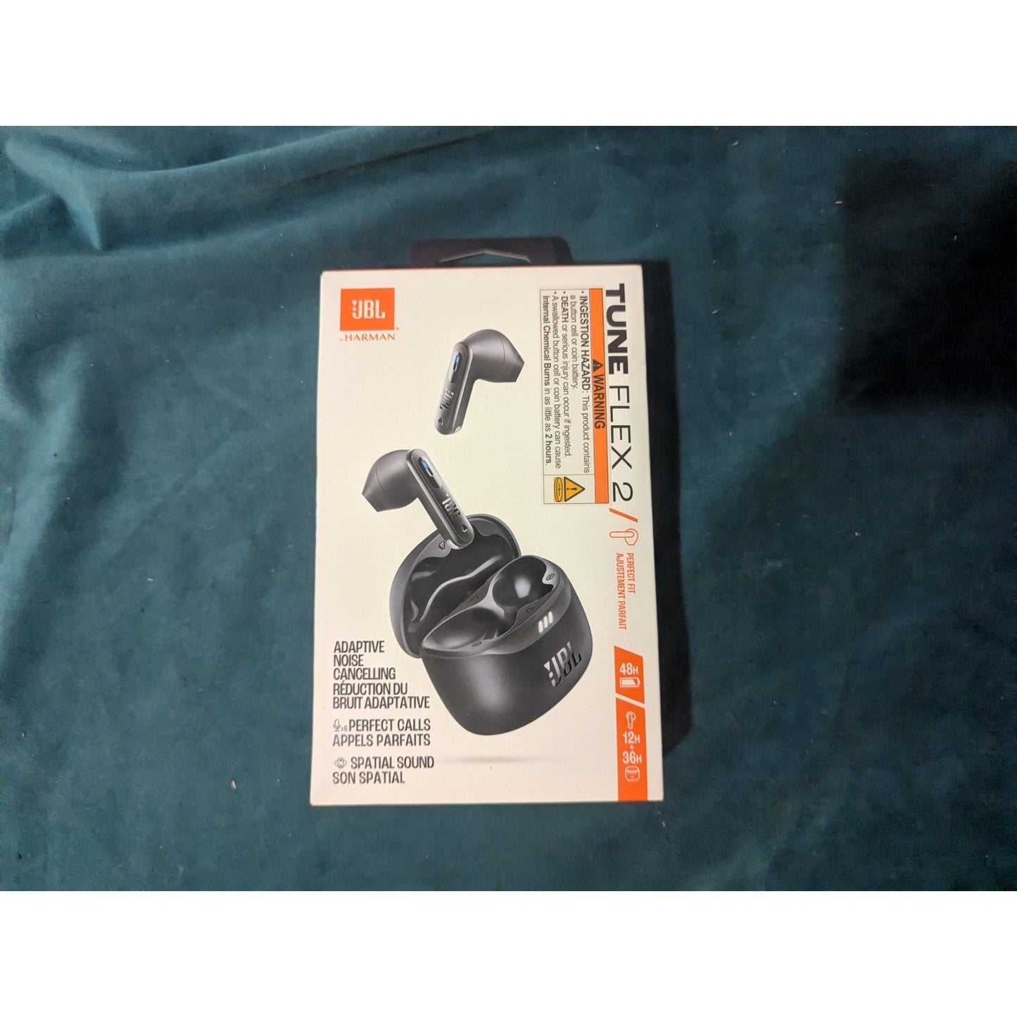 JBL Tune Flex 2 True Wireless Earbuds Black