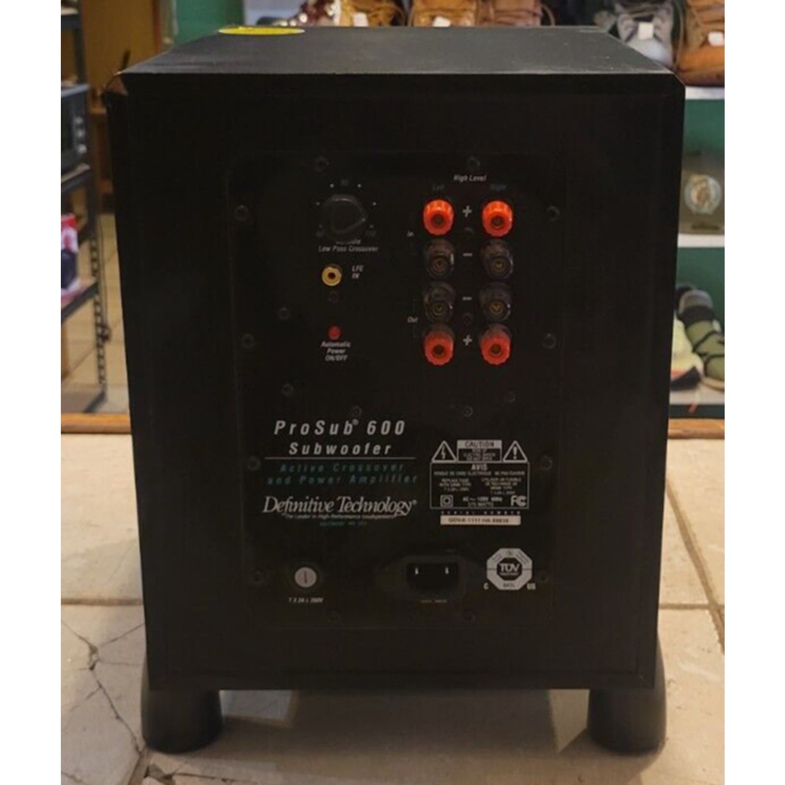 Definitive Technology ProSub 600 Powered Subwoofer Wolfpack Trading