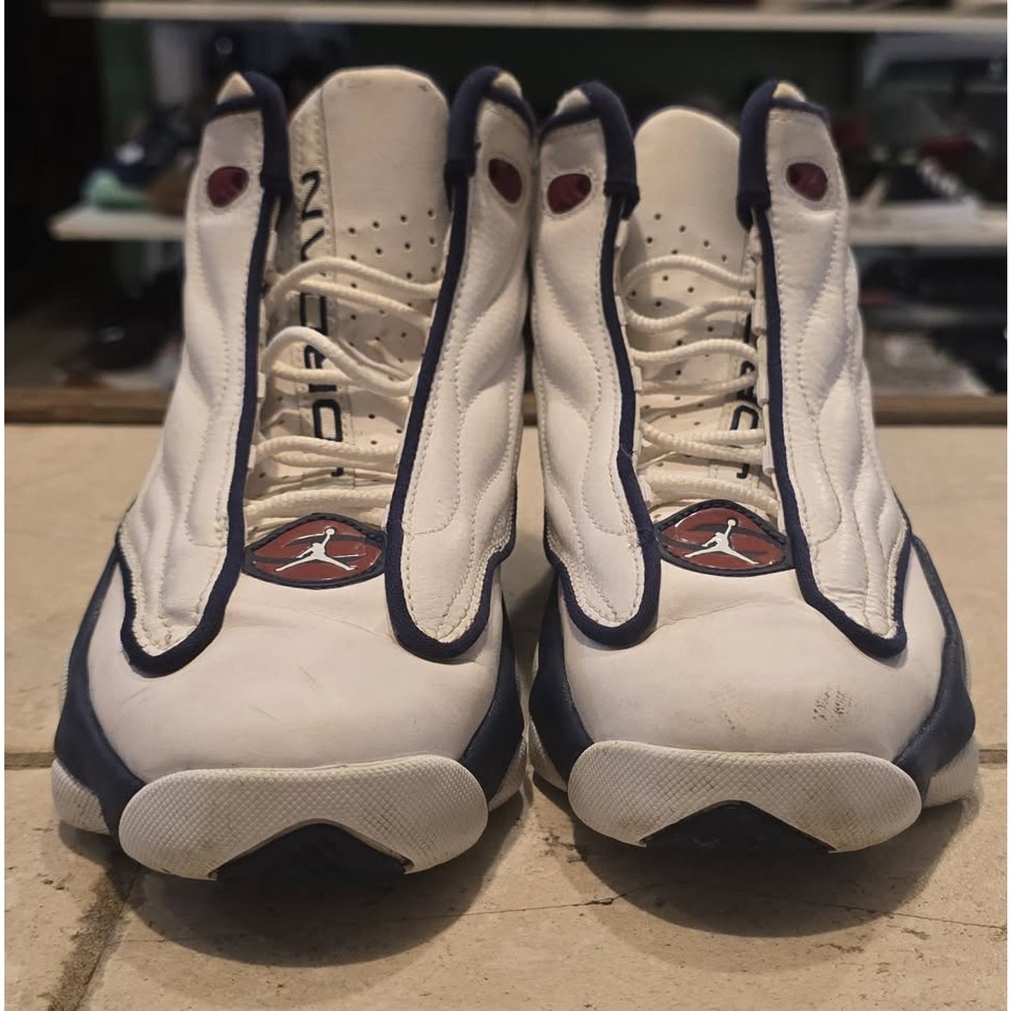 Nike Air Jordan Pro Strong White Leather Shoes / DC7911-100 /