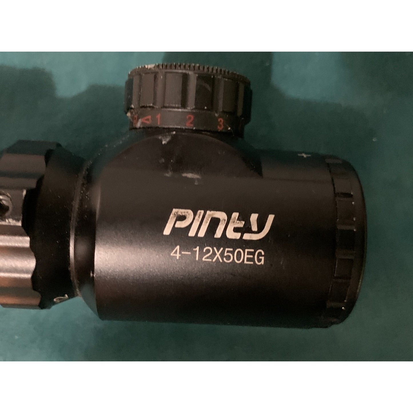 Pinty 4-12x50EG Optical Rifle Scope Side Rails-Mount