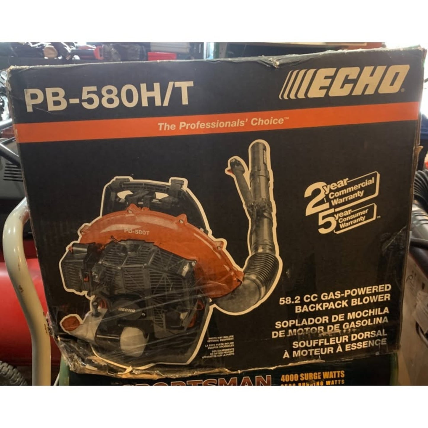Echo PB-580T 58.2 CC Back Pack Blower 510CFM