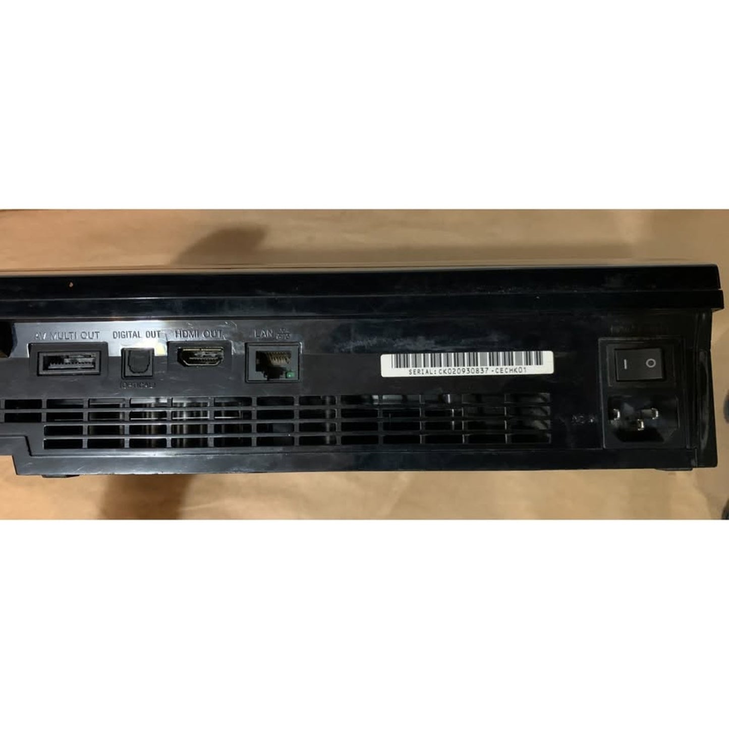 Sony Playstation 3 PS3 Fat Console Only 80GB CECHK01 - Tested Works