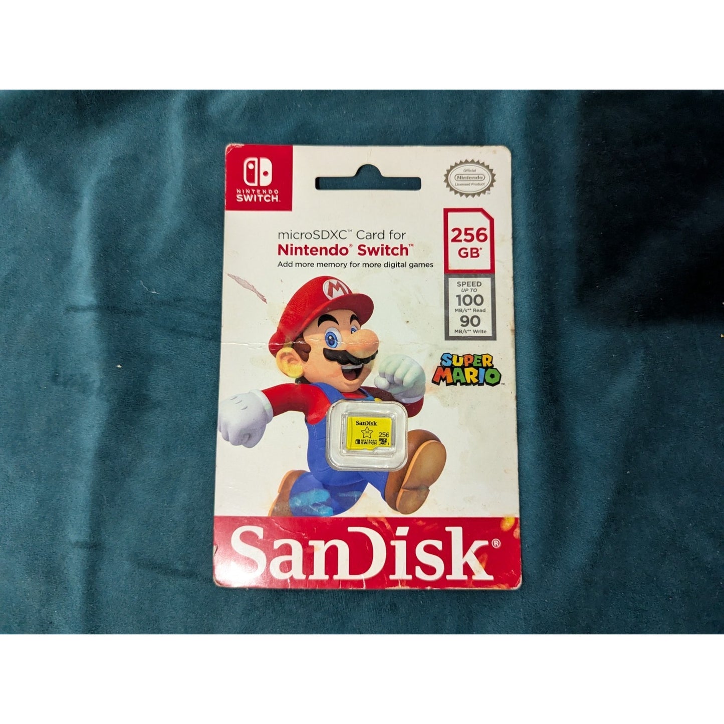 Mario SanDisk 256GB Nintendo Switch Memory Card MicroSDXC Card