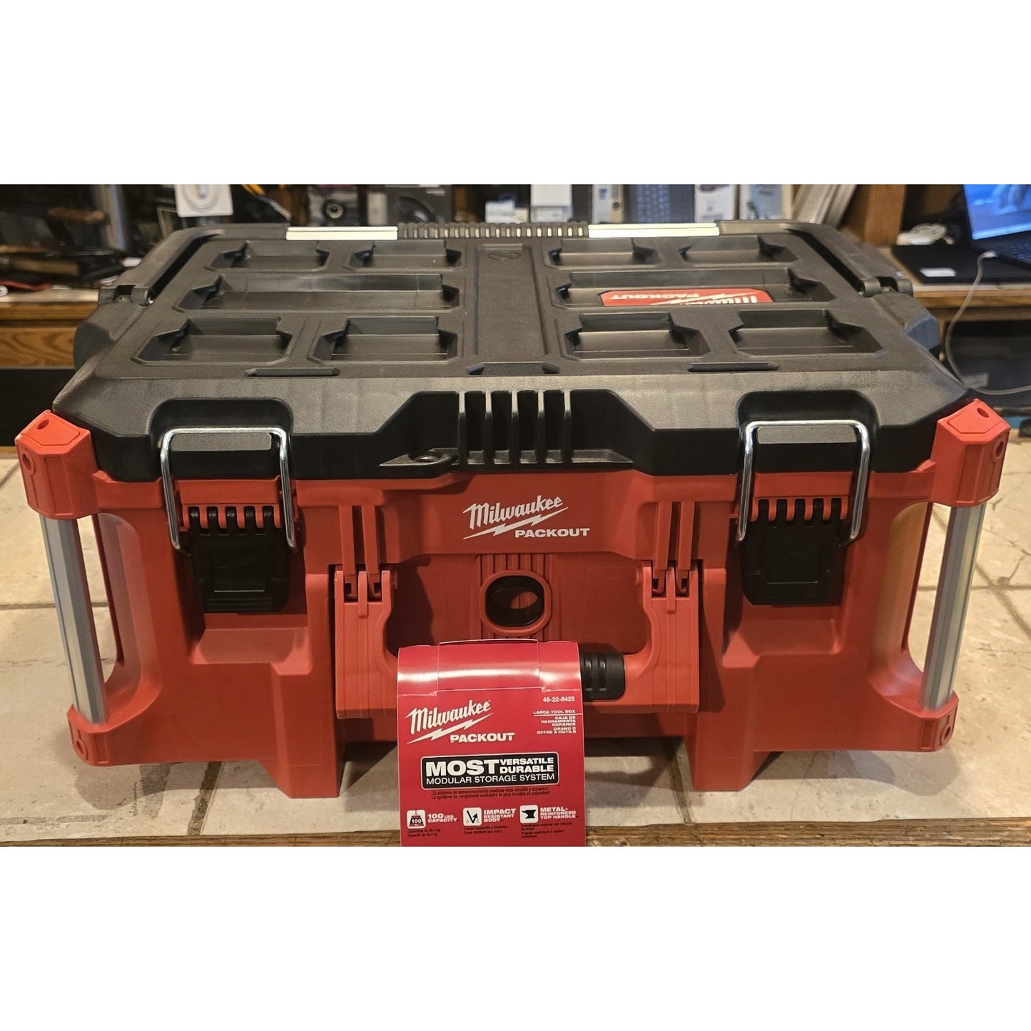 Milwaukee PACKOUT 22 inch Modular Tool Case Storage System 250 lb Capacity - 3 P