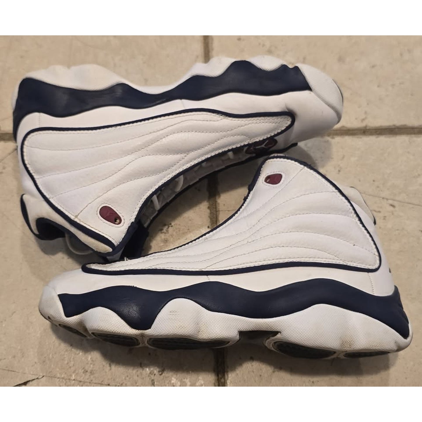 Nike Air Jordan Pro Strong White Leather Shoes / DC7911-100 /