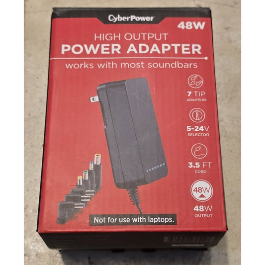 Cyberhome 48W 5-24V Universal Power Adapter / CPUAC300 /