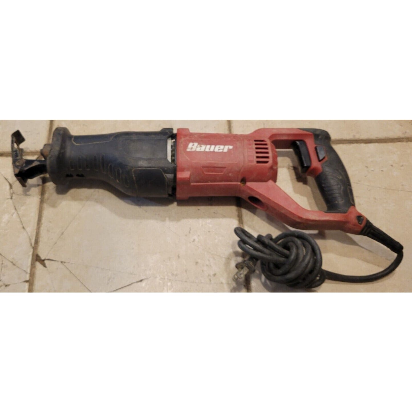 Bauer 1975EB Variable Speed Corded 10 AMP 120 V Red Electric Reciproc