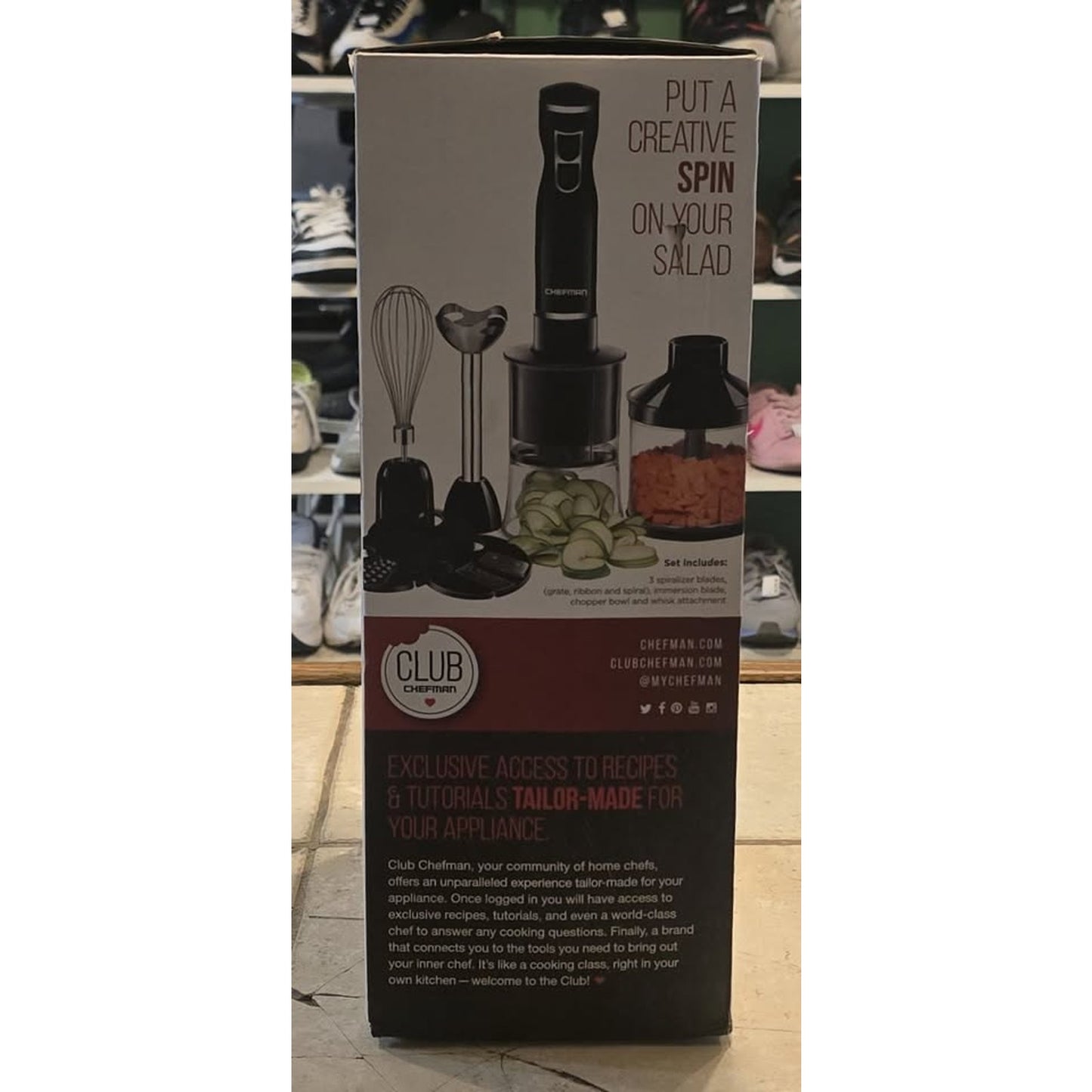 Chefman Ultimate 6-In-1 Spiralizzing Food Prop Kit