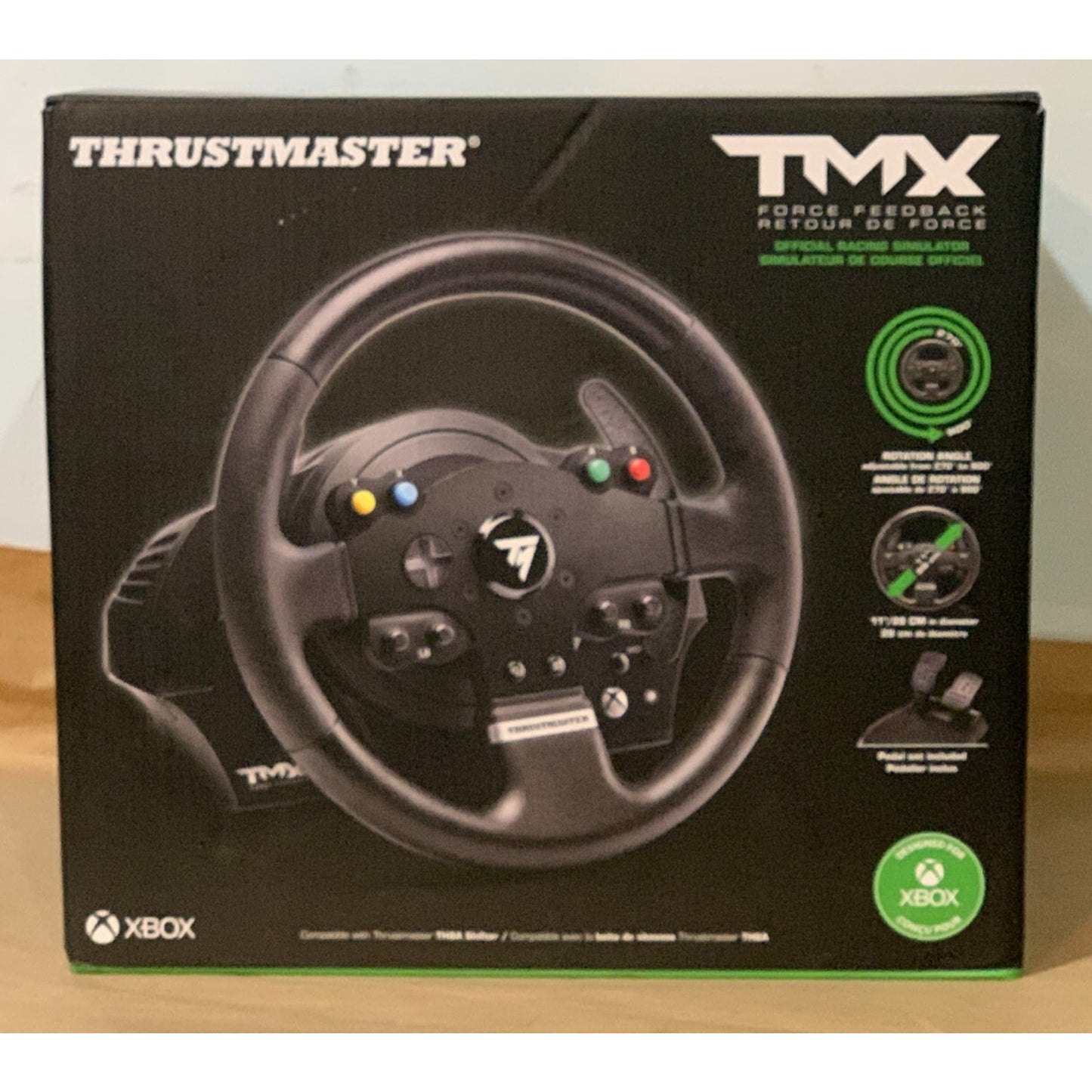 Thrustmaster TMX Force 4469022 Racing Wheel for Xbox One - Black