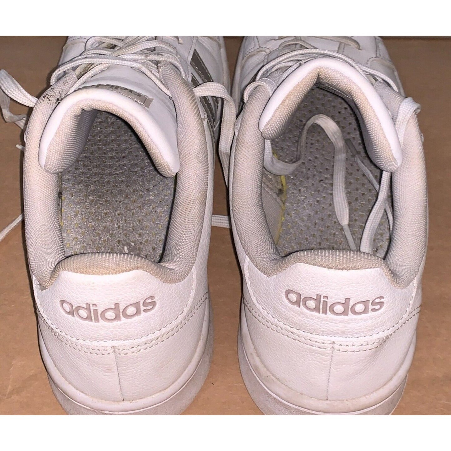 Adidas Superstar Sneakers Women 11 Metallic Cloudfoam White 28Y001