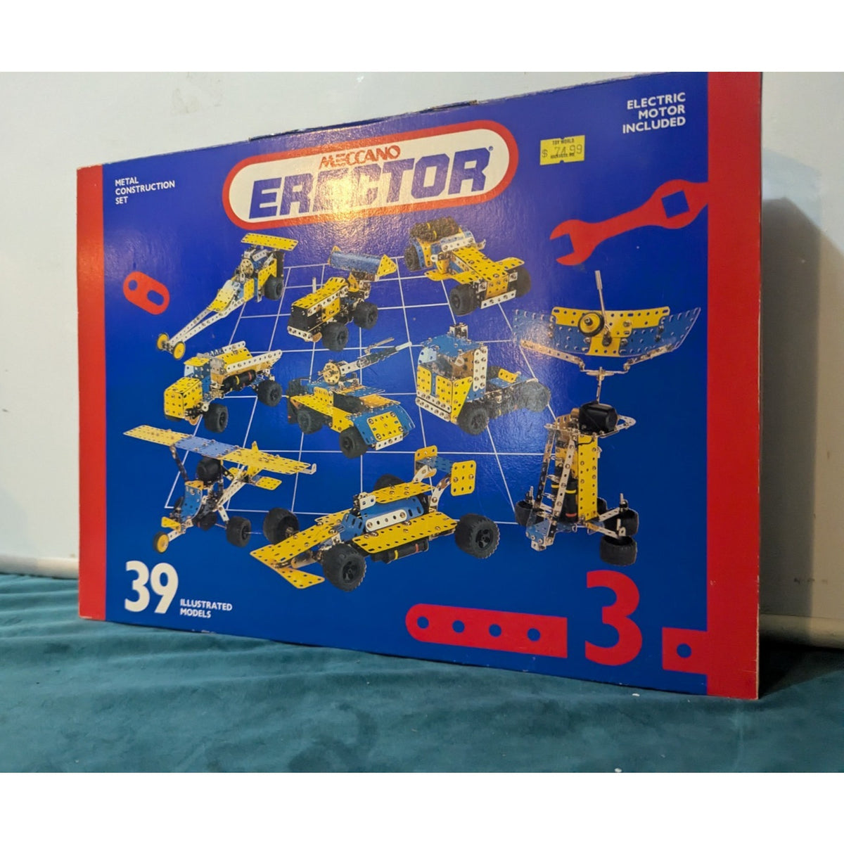 Meccano Erector Set Classic Toy (Incomplete Set)