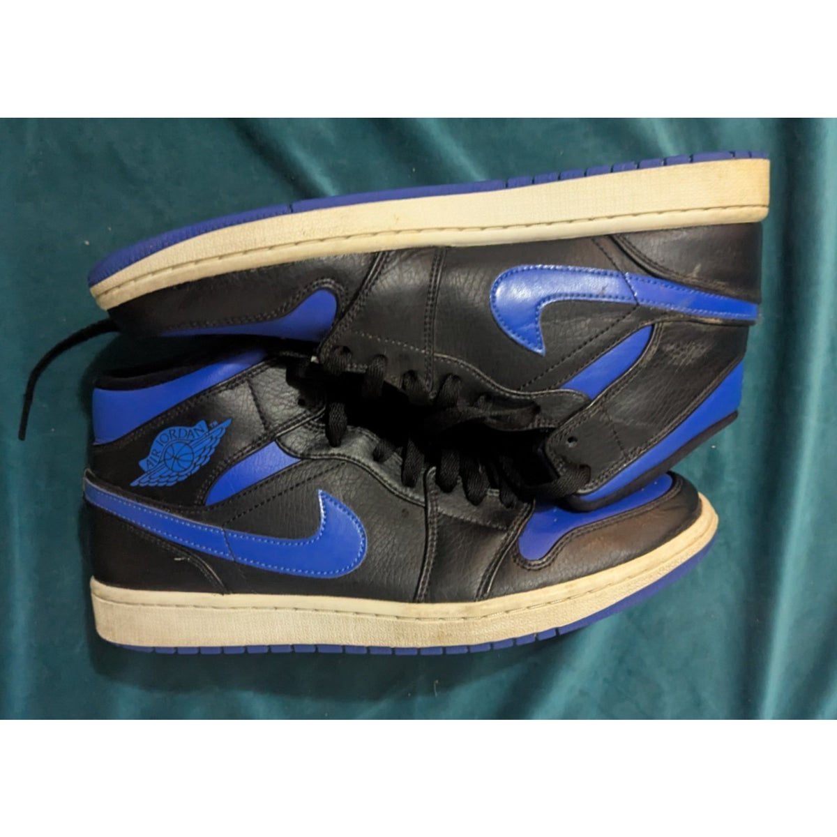 Nike Air Jordan 1 Mid Royal (2020) 554724-068 (10 Men's)