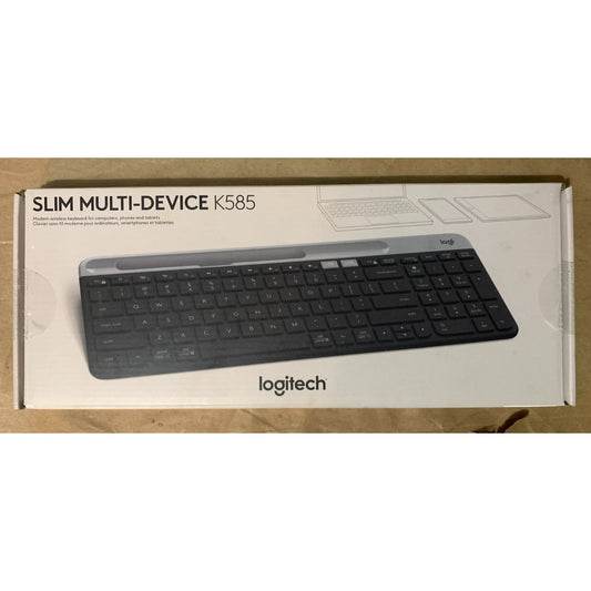 Logitech K585 Multi-Device Slim Wireless Keyboard Graphite