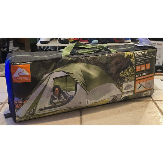 Ozark Trail 4 Person Outdoor Camping Dome Tent 96 Inches W X 102 In X 50 Inch H