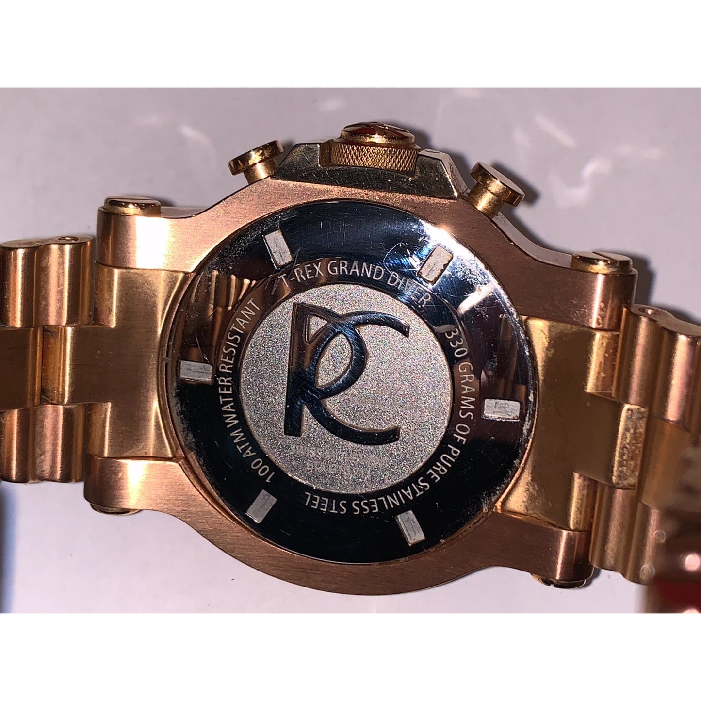 Renato T-Rex Grand Diver Swiss Made Rose Gold Limited 98/125 Men's Watch