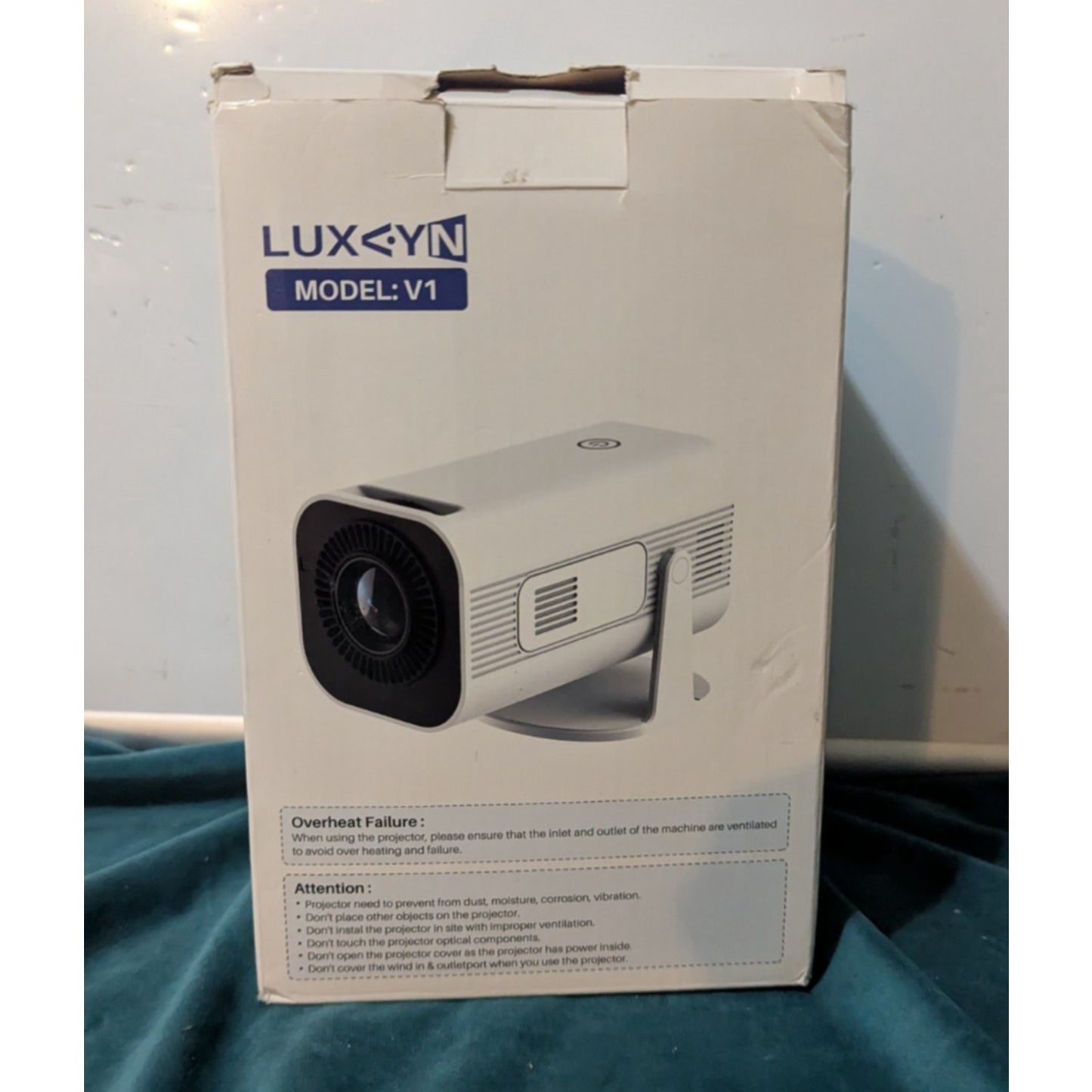 Smart Mini Projector Built-in Apps & Electric Focus w/WiFi and Bluetooth