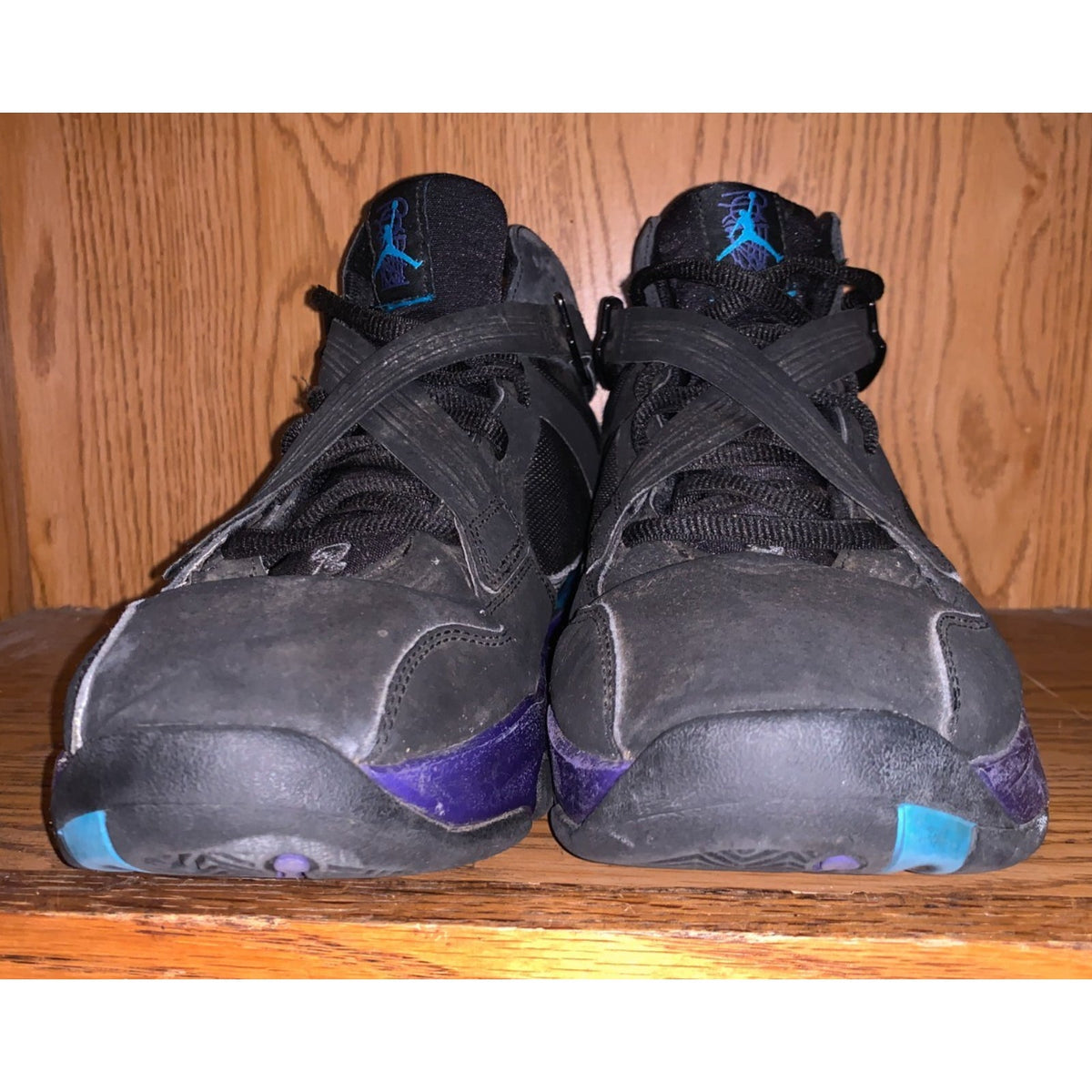 Jordan Air Jordan 8.0 Aqua Black Purple Blue 467807-009 Men's Size 11
