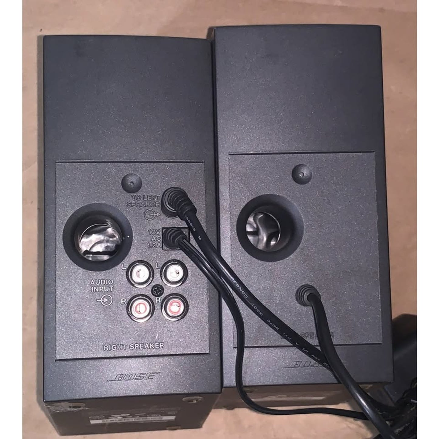 Bose Companion 2 Series II Multimedia Speaker System - Graphite - TESTED Works